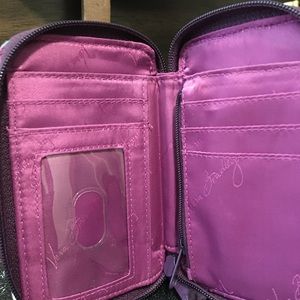 Vera Bradley wristlet plum